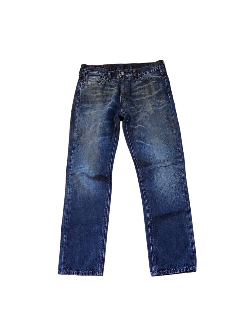Levi's 541 Mens Size W32 X 30.5L (Actual) Dark Blue Straight Jeans